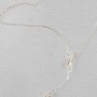 Ärger - Silber Handgelenk- oder Knöchelkette mit Tropfenanhänger