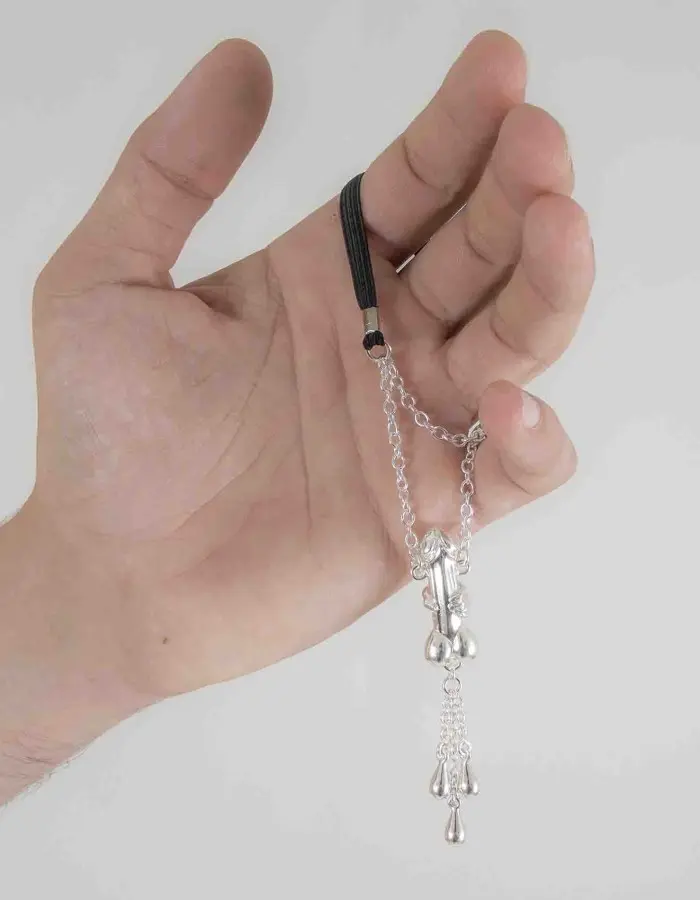 Trying Not to Love You - Penis Bracelet with Silver Penis Charm