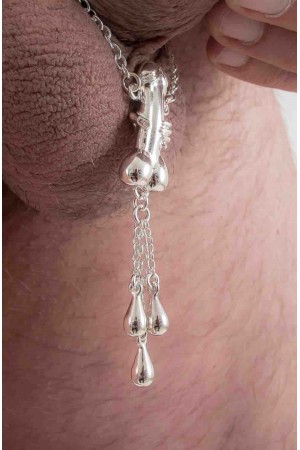 Trying Not to Love You - Penis Bracelet with Silver Penis Charm