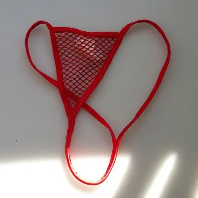 Ultra Micro Plunge Fishnet G-String