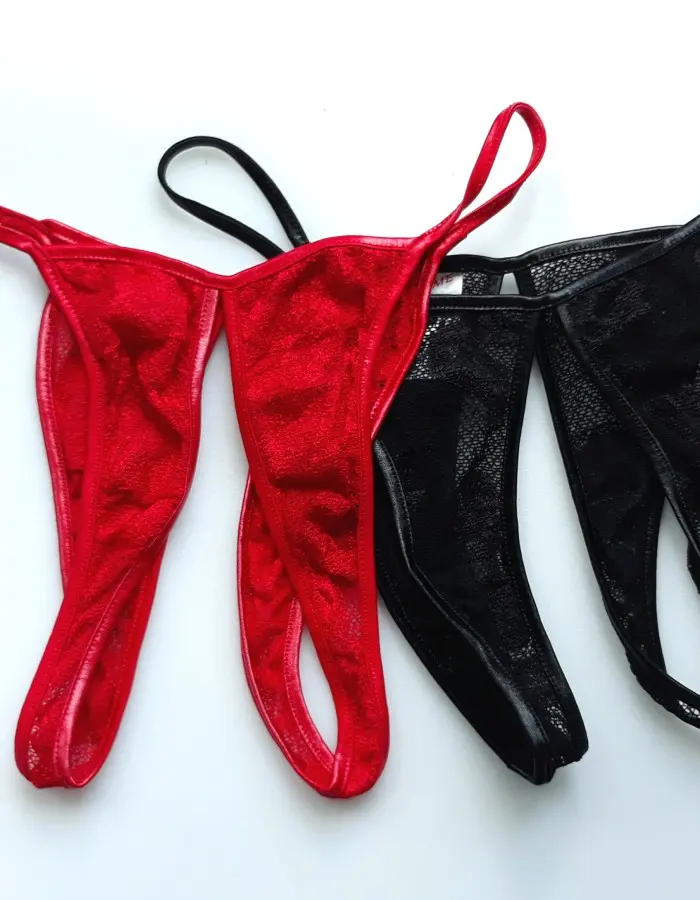 Unbound - Crotchless Backless Lace Panty