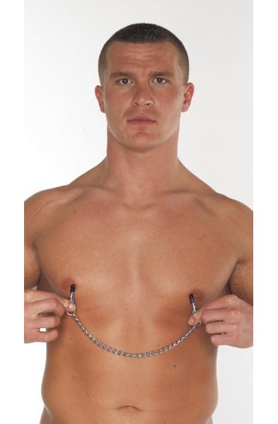 Unisex Nipple Clamps with Chain