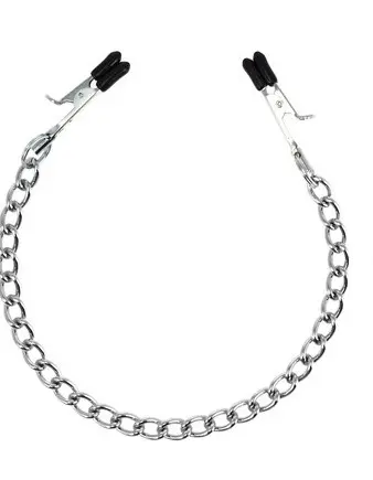 Unisex Nipple Clamps with Chain