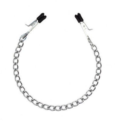 Unisex Nipple Clamps with Chain
