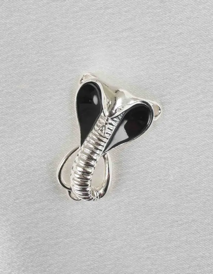 Uto - Silver Breast and Nipple Necklace with Cobra Charm
