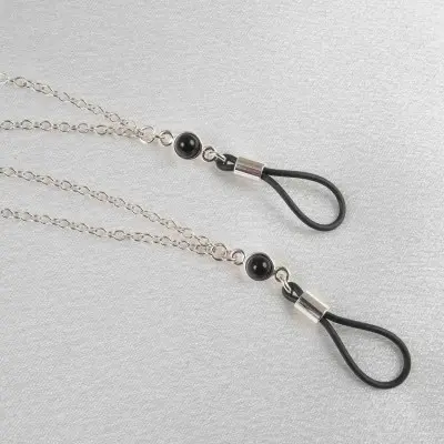 Uto - Silver Breast and Nipple Necklace with Cobra Charm