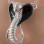 Uto - Collier poitrine et mamelon en argent avec breloque Cobra