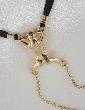 VIP - Chaîne de ceinture et de pénis Lady Luck pour homme en or