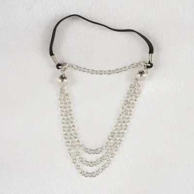 Vizier - Penis Jewelry With Draped Silver Testicle Chains