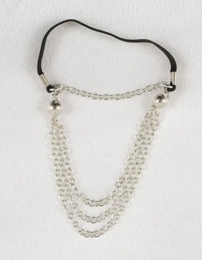 Vizier - Penis Jewelry With Draped Silver Testicle Chains