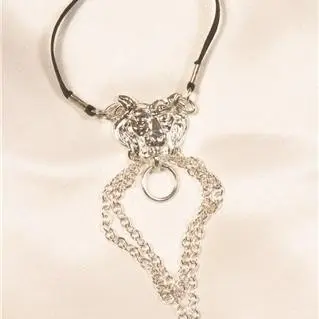 Warrior - Lion Penis Chain in Silver