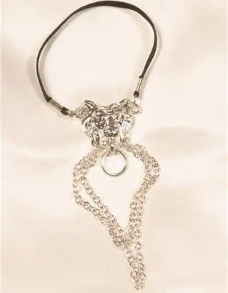 Warrior - Lion Penis Chain in Silver