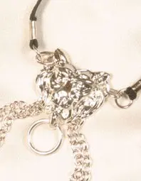 Warrior - Lion Penis Chain in Silver