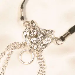 Warrior - Lion Penis Chain in Silver