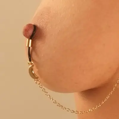 Where Life Begins - Gold Neck Chain & Nipple Rings