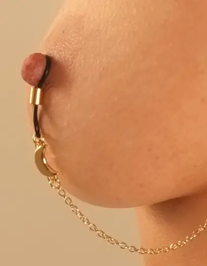 Where Life Begins - Gold Neck Chain & Nipple Rings