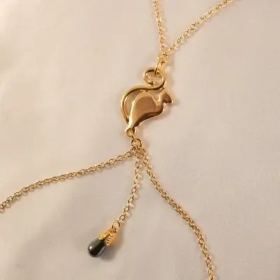 Where Life Begins - Gold Neck Chain & Nipple Rings