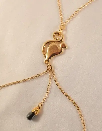 Where Life Begins - Gold Neck Chain & Nipple Rings