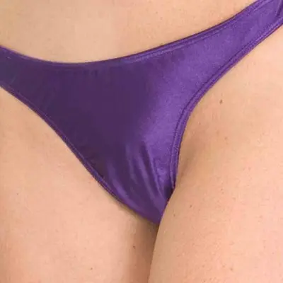 Why Not? - Satin Crotchless Backless Panty
