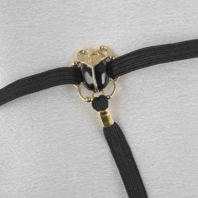 Winged Isis - Gold Vaginal Jewelry with Egyptian Goddess Charm