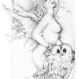 Wings of Night Lithograph 50x70 cm