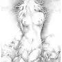 Woman With Scents Lithograph 50x70 cm