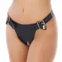 Women's Chastity Briefs with Padlocks and Detachable Anal Plug