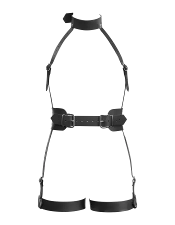 Women's Full Body Leather Bondage Harness