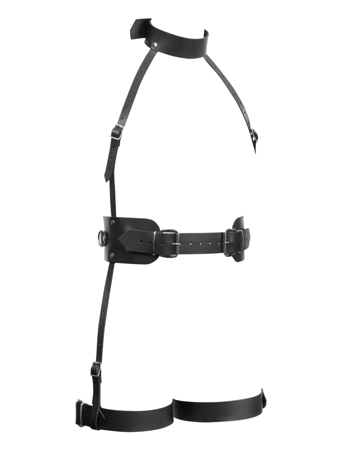 Women's Full Body Leather Bondage Harness