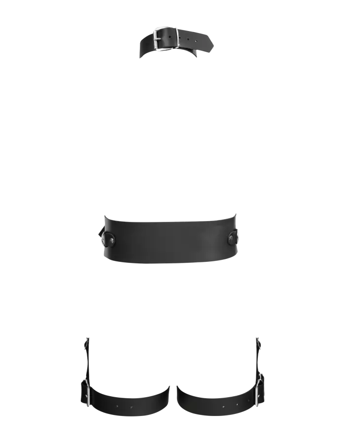 Women's Full Body Leather Bondage Harness