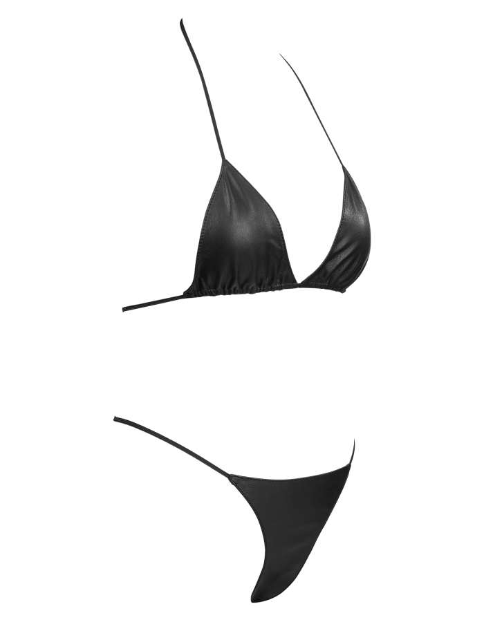 Ensemble Bikini en Cuir pour Femme