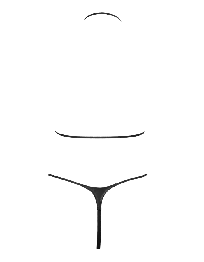 Women's Leather Bikini Set