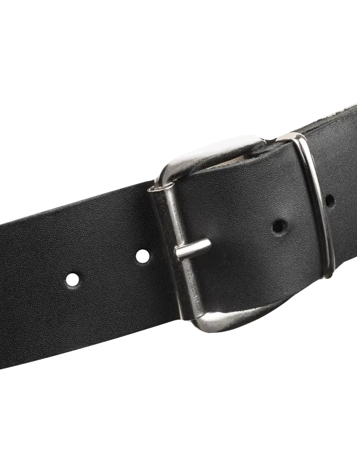 Women's Leather Chest Harness with Collar