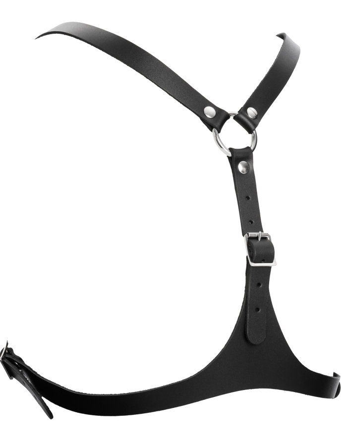 Harnais de Poitrine Ouvert en Cuir pour Femme