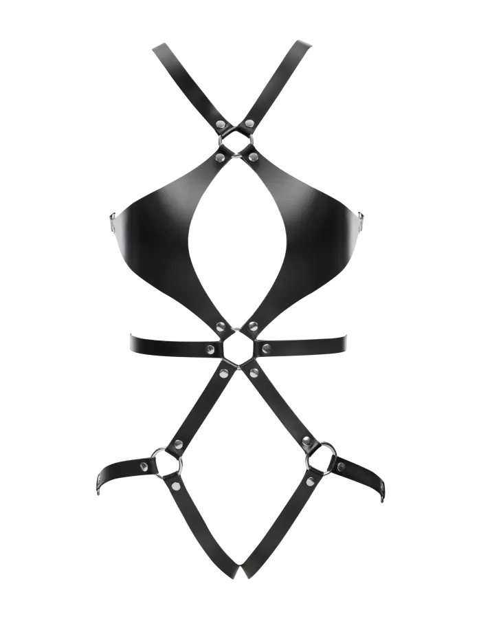 Women's Leather Body Harness
