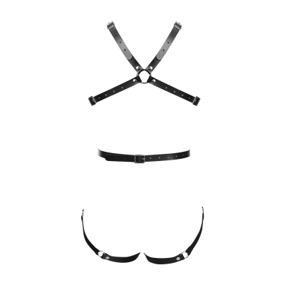 Damen Leder Body Harness