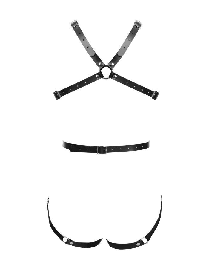 Women's Leather Body Harness
