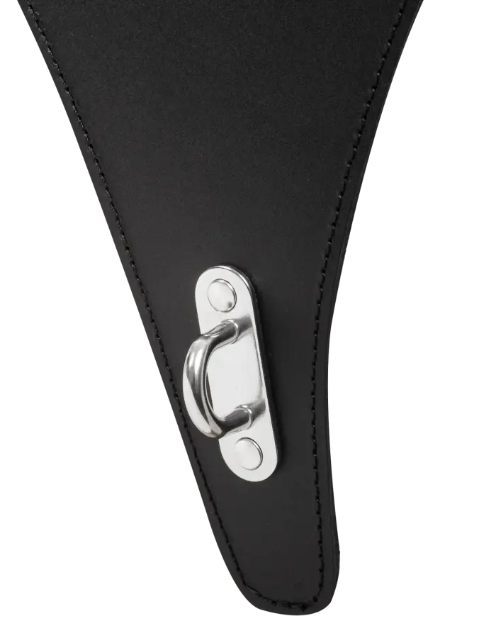 Women's Leather Lockable Chastity G-String