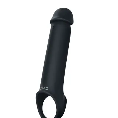 Zolo Vibrating Penis Extender - Black