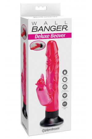 Waterproof Beaver Wall Bangers Deluxe - Pink