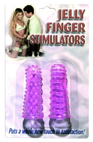 Jelly Finger Stimulator - Purple