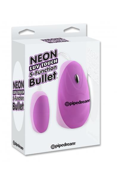 Neon Luv Touch 5 Function Bullet - Purple