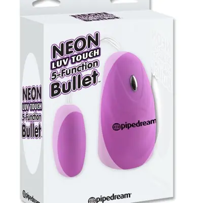 Neon Luv Touch 5 Function Bullet - Purple