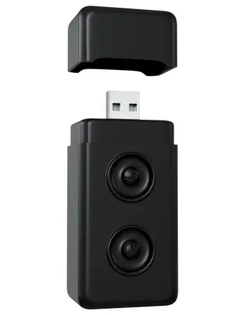 Waterproof Remote Control Bullet - Black