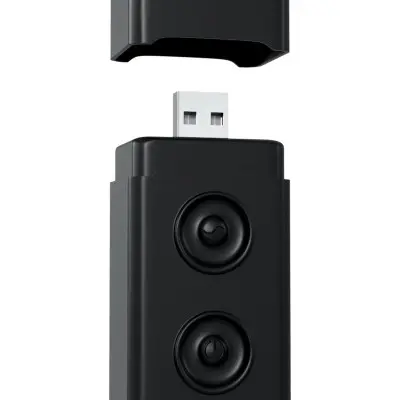 Waterproof Remote Control Bullet - Black