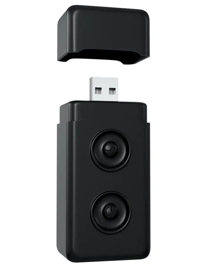 Waterproof Remote Control Bullet - Black