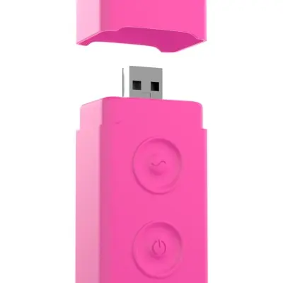 Neon Luv Touch Remote Control Bullet - Pink