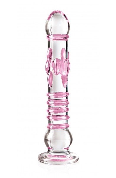 Icicles No. 6 - Clear / Pink