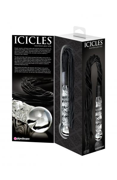 Icicles No. 38 - Clear / Black