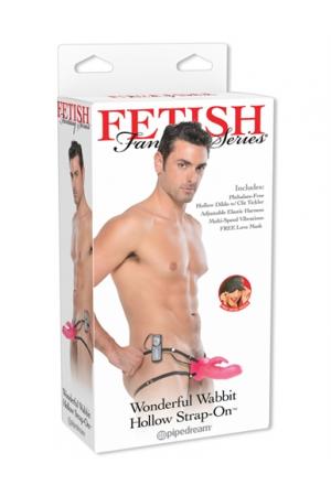 Fetish Fantasy Wonderful Wabbit Hollow Strap-on -  Pink